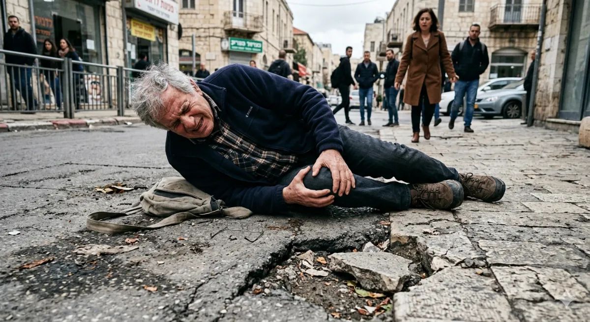 נפלתי במדרכה – האם העירייה חייבת לפצות אותי? 