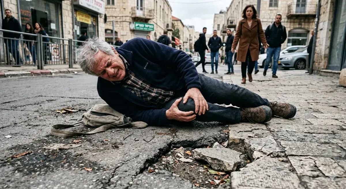 נפלתי במדרכה – האם העירייה חייבת לפצות אותי?