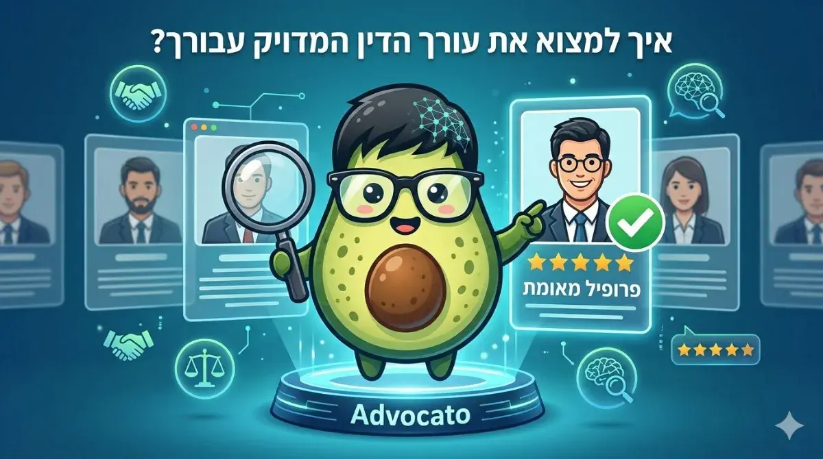 המדריך המלא למציאת עורך דין מומלץ בישראל: איך לבחור נכון ולא ליפול בפח?